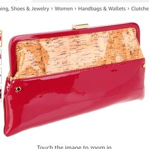 NWT Zac Posen New York Z Spoke Bette D. Frame Clutch in Dahlia